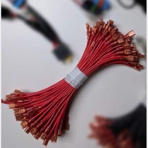 Red Jumper Wire - .25" FQC to .25" FQC